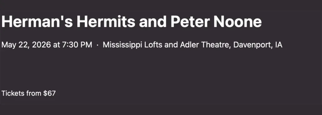 Herman's Hermits & Peter Noone at Adler Theatre