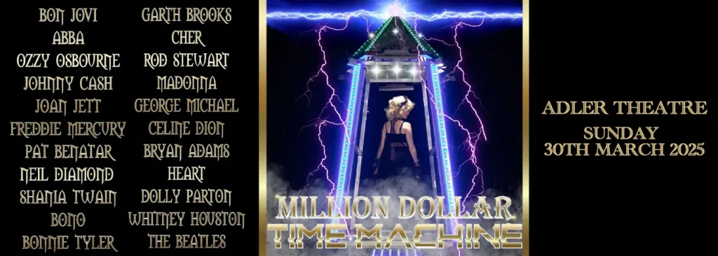 Million Dollar Time Machine at Adler Theatre